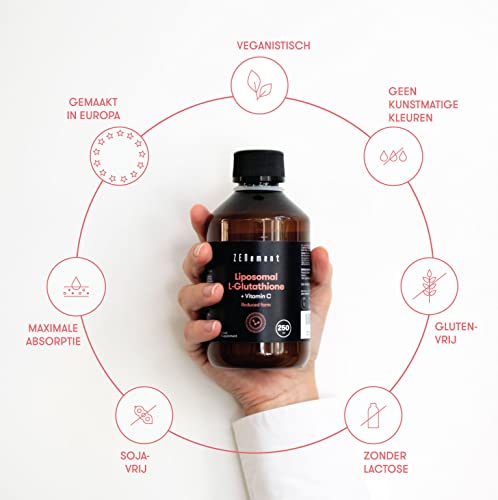 Liposomaal L-Glutathione, Vitamine C, 250 ml | Verlaagd tot 98%, Dragon Fruit en Mango Flavour | Maximale biologische… - Image 4