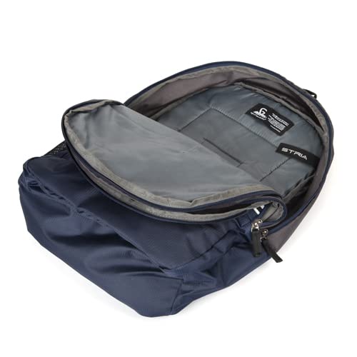 GREENLANDS 29L Stria Lightweight Backpack (Navy/Black) | S-Curved Shoulder Straps & Spacious Compartment | Ideal for Men & Women | Perfect for Travel, School & Office 2