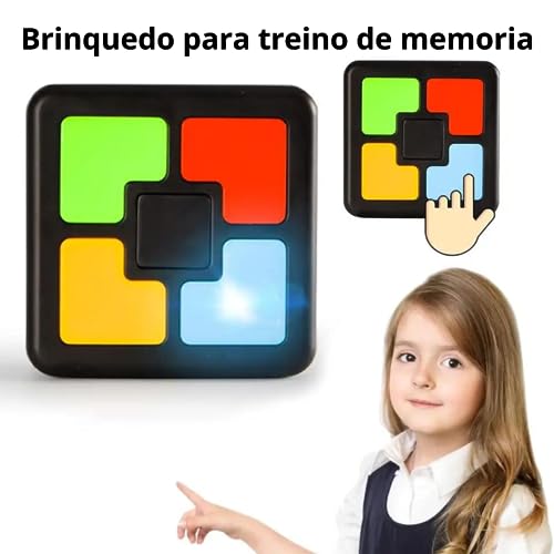 Jogo Da Memória Eletrônico com Luz e Som Brinquedo educativo