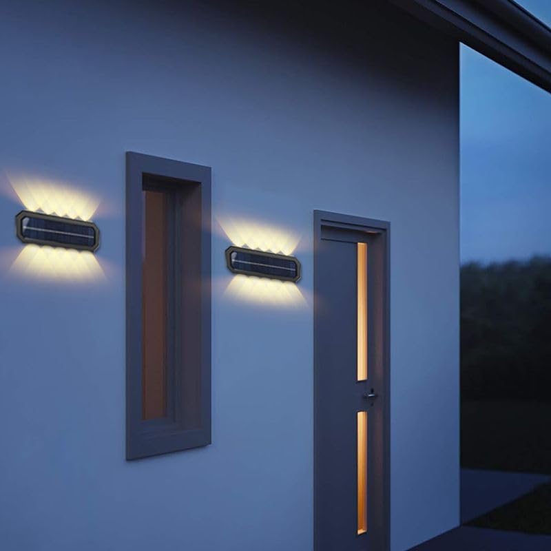 Image of SHALVI Solar Light Outdoor Waterproof /Solar Light Cob & White Light for Garden Decoration (12 LED, 8 hrs Backup) (2)