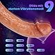 Dildo Vibrator für die Frauen, 23cm Leise 9 Teleskop & Vibrationen mit stoßfunktion APP, Diloschwanz für Frauen, 42 ℃ beheizbarer Vibratoren für Realistischer G-Punkt Vibratoren & 360°Rotierender Glan