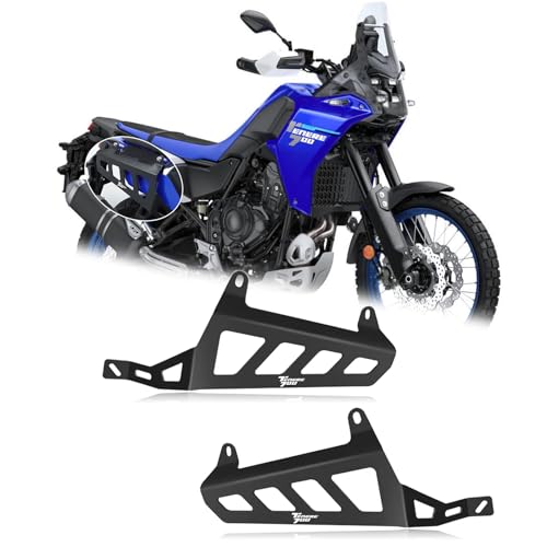 for tenere 700 Tenere700 Tenere 700 T7 T700 2022 2023 2024 2025 2026 World Raid Luggage Racks Side Carrier Side Panniers Rack REARACE Saddlebag Support Racks (Black)