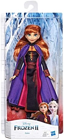 Disney Frozen Anna Fashion Doll With Long Red Hair and Outfit Inspired by Frozen 2  Toy for Kids 3 Years Old and Up