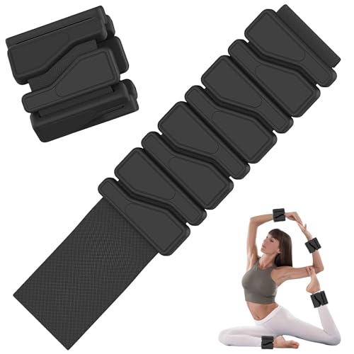 LERANXIN de 2 Piezas Tobilleras con Peso, Muñequera Pesas para Tobillos, Equipo de Entrenamiento Físico de Silicona Pesas para Muñecas, para el Entrenamiento Diario en Jogging, Yoga y Pilates