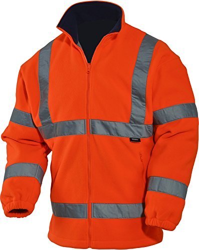 UCI Vizwell Haute Visibilité Polaire Bodywamer - Veste Orange - Orange, XXX-Large