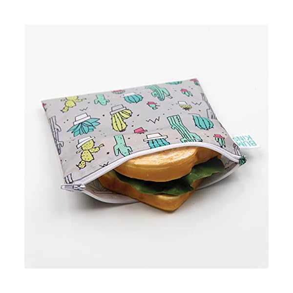 Bumkins Wiederverwendbare Snack-Tasche, Love Birds, Large – Bild 3
