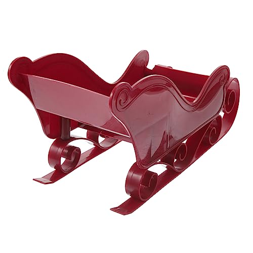 Abaodam Christmas Sleigh Desk top Decor Candy Bowl Sleigh Candy Bowl Decorative Sleigh Ornament Winter