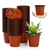 Fonction de drainage:Pot de fleur ont des trous de drainage de taille raisonnable au fond du pot afin de maintenir le sol drainé et aéré pour une croissance saine des racines.