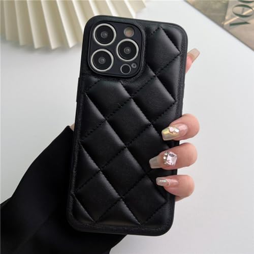 Étui appareil photo en cuir PU pour iPhone 14 Pro noir antichoc