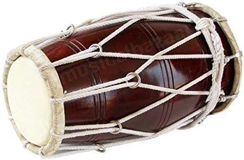 Ram Musical Handicraft Dholak Nut and Bold