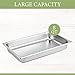 CHEFQ Deluxe 8 QT Full-Size Stainless Steel Rectangular Chafer Dish with Food Pan, Water Pan, and Fuel Holders - Shiny Silver, Ideal for Catered Events, Keeping Food Warm