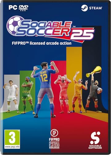Sociable Soccer 25 PC - Jeu de simulation de football rétro et arcade