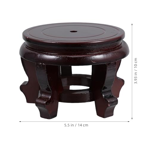 Socle en bois pour pots de fleurs support robuste charge 27 kg - 3
