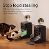 PETLIBRO RFID Automatic Cat Feeder with 6 Packs Pet Food Desiccant Bag, Collar Sensor for Personalized Meals, Wi-Fi Programmable Food Dispenser with Cats Recognition & Diet Tracking