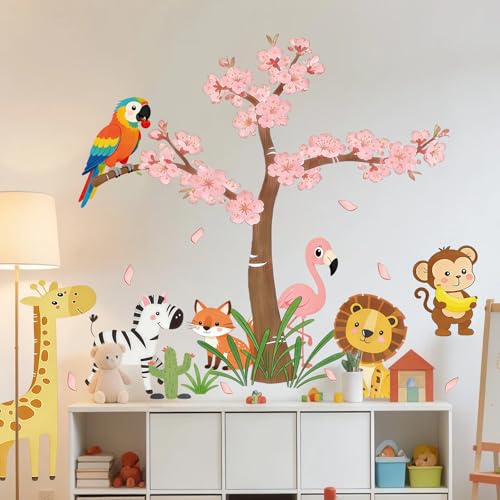Vinilos decorativos animales forestales para pared miniatura 3