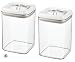 (2 Pack) Felli® Flip Tite Acrylic Food Storage Rectangular Canister, 115 oz.