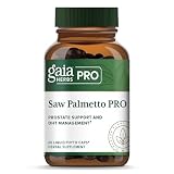 GAIA HERBS PRO Saw Palmetto PRO - Healthy Prostate Gland Support Supplement* - Herbal Supplement with Saw Palmetto & Sunflower Seed - Vegan, Gluten-Free, Soy-Free - 60 Liquid Phyto-Caps (60 Servings)