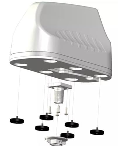 Poynting – Antena GSM para coche / marina 1,8 ~ 4,5 dbi 4 G/GPS/GLONASS/WiFi de doble banda MIMO 2 m SMA-M cable IP67