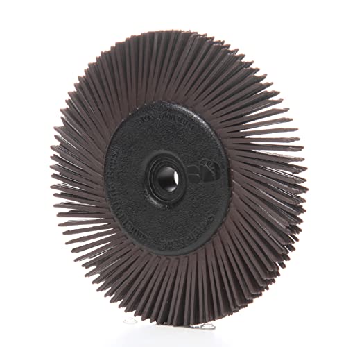 Scotch-Brite Radial Bristle Brush BB-ZB mit Kunststoff-Flansch, braun, 152,4 mm x 12,7 mm x 25,4 mm, P36, Typ A, 1 Stück