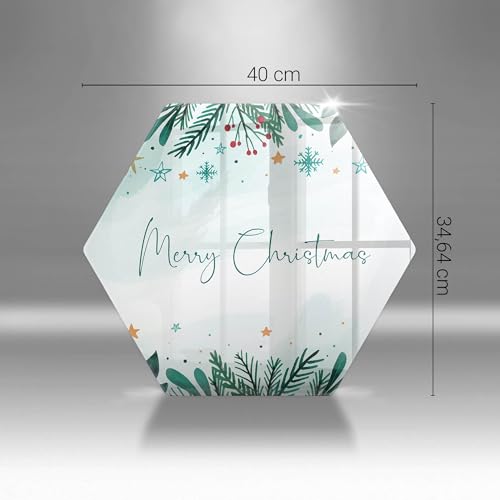 Plaque de cuisson induction Joyeux Noël pour décorer votre cuisine