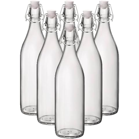 Simpa Vintage Style Swing Top Glass Bottles Cover