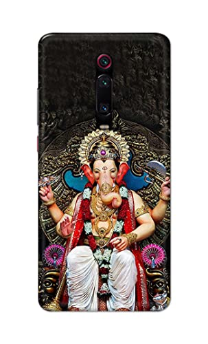 Image of PRINTFIDAA Lord Ganesh Bappa Moriya Printed Designer Hard Back Case Cover for Xiaomi Mi 9T / Mi 9T Pro /Redmi K20 / K20 Pro -(SS) MVN1010