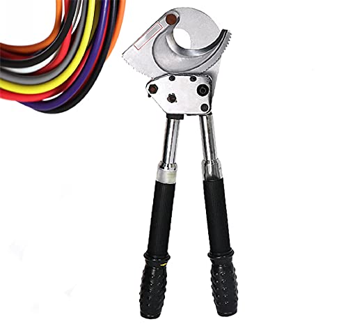 Heavy Duty Ratchet Cable Cutters - Professional Hand Tool for Efficient Cutting of Communications and Industrial Cables