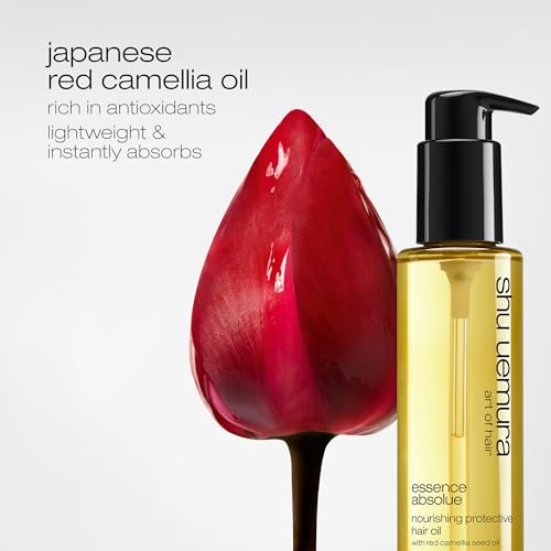 Shu Uemura, Aceite Capilar Nutritivo Essence Absolue, Protector Térmico, Antirotura y Antiencrespamiento, Para Cabello Seco, Muy Dañado o Normal, 150 ml - imagen 6