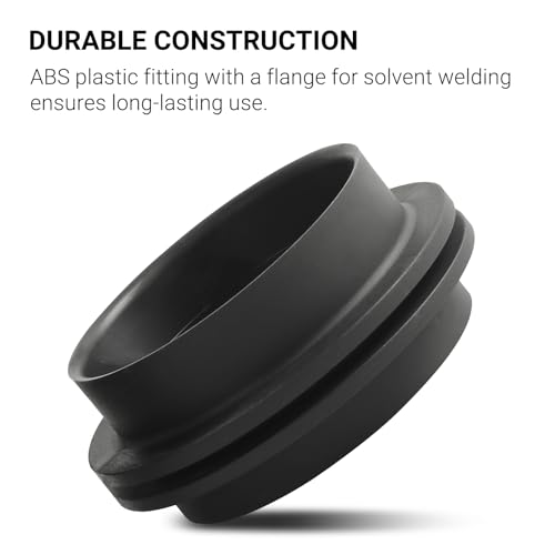 Image of Calvana (2-Pack 3 inch RV Rubber Grommet F02-2106, RV Water Tank Fittings Holding Tank Fitting - Seals Securely, Black