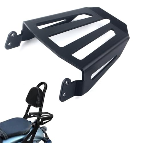 Porte-bagages de dossier arrière noir moto custom Bolt XVS950 2014-2017
