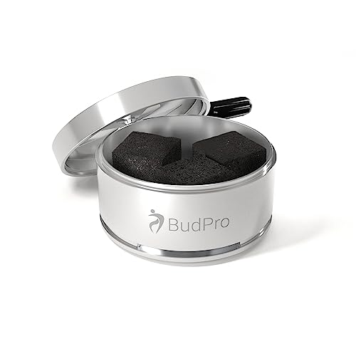 BudPro Hookah Kohlehalter ProH3 - Wärmemanagementsystem Gerät zum Sparen von Kohlen und Shisha Geschmack - Windhaube Hookah Head