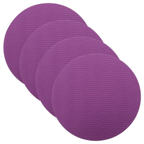 Almohadilla redonda de yoga Toyvian en TPE de alta densidad, soporte de equilibrio duradero