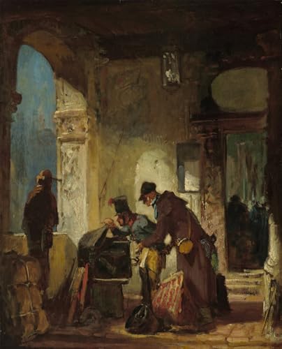 Pintura decorativa de Carl Spitzweg: alegra tu salon con este lienzo de 60x90cm