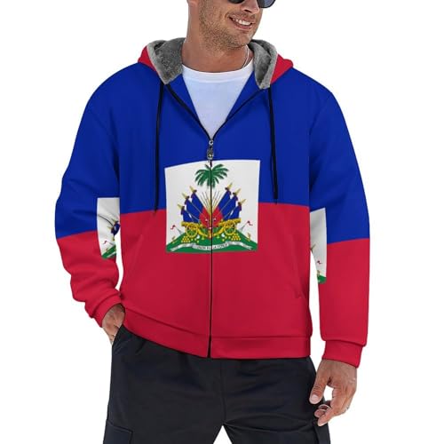 Blouson thermique homme sweat polaire épais sherpa hiver