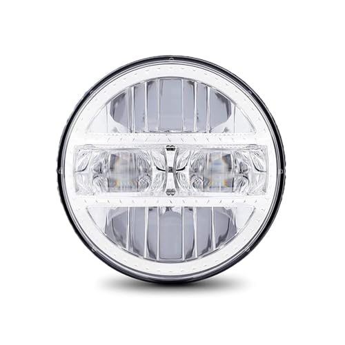 Phare de moto 5.75 pouces LED DRL pour remplacer vos feux avant 12V jaunis