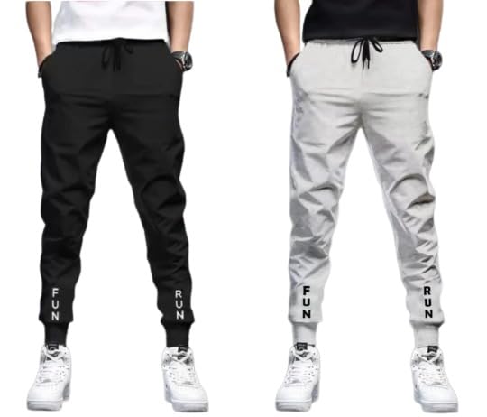 Image of Men's Track Pant | Sweatpants for Men | Trouser,Lower, Pajama (Sports | Gym | Yoga) - Regular Fit with Two Side Zipper Pockets L19 FR
