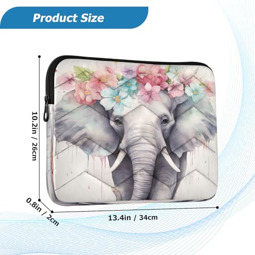 Funda Floral para Laptop 13-14 Pulgadas, Bolsa Impermeable miniatura 3
