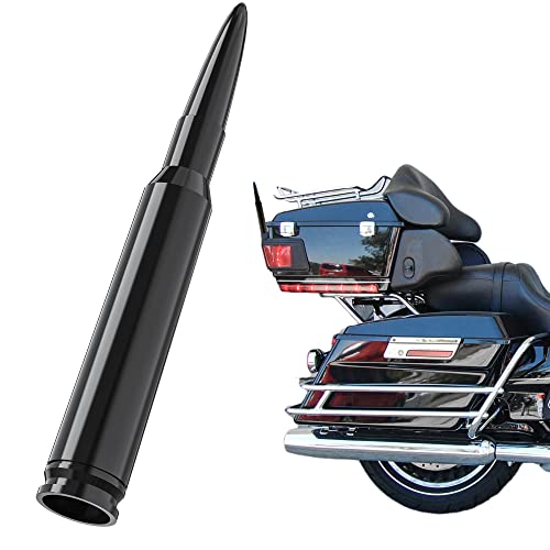 Tecreddy Short Motorcycle Antenna for Harley Davidson 1989-2025 Touring Street Glide/Road Glide/Electra Glide/Ultra Classic | Enhanced AM/FM Signal Reception 1-Pack