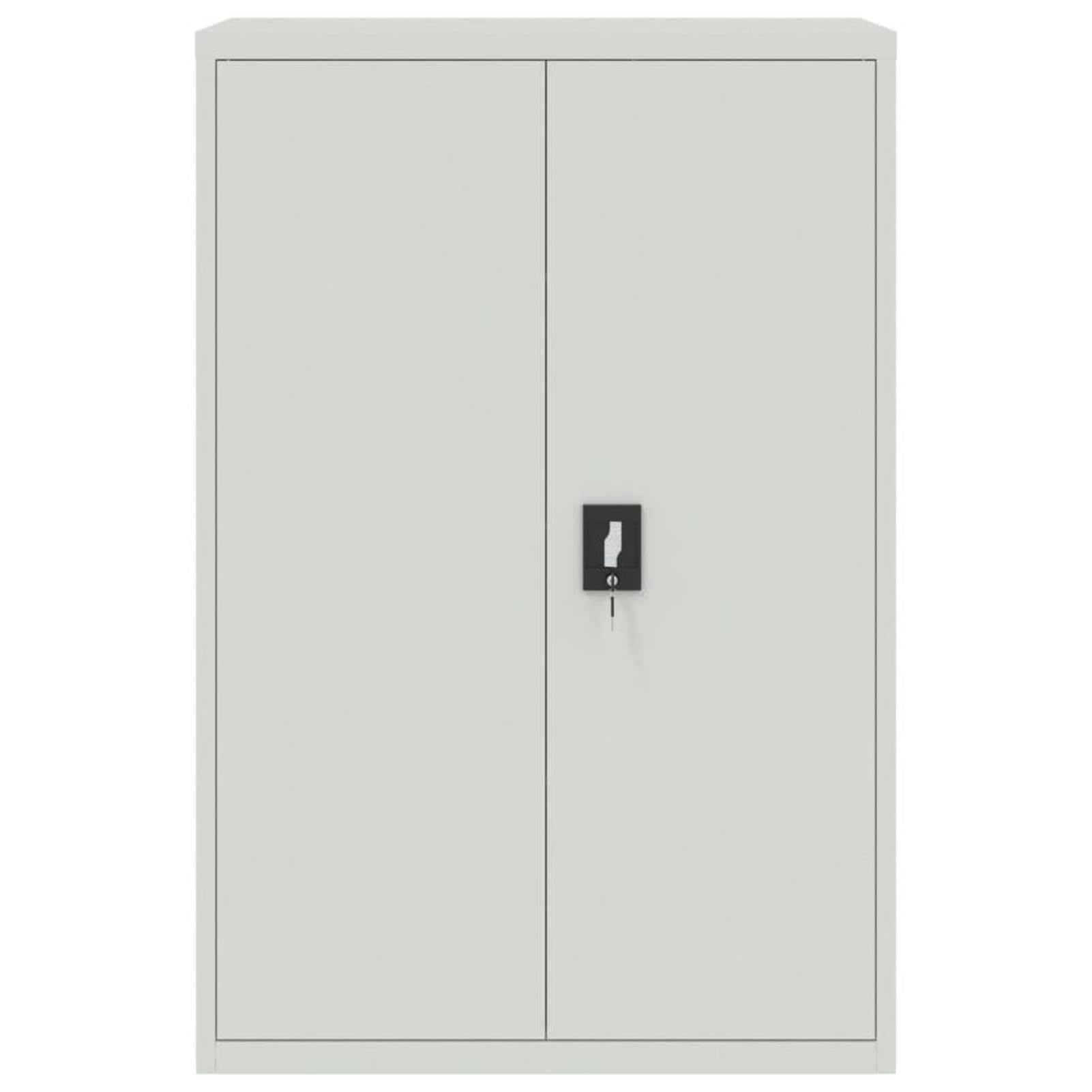 Armadio Classificatore Grigio Chiaro 90x40x180 cm in Acciaio,Armadi Archivio,Armadio Classificatore,Armadi da Ufficio,Schedario da Ufficio(SPU:3188319)
