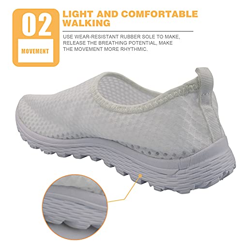 Women's Shoes Slip On Lightweight Breathable Mesh Sneakers Running Walking Shoes for Ladies Girls4