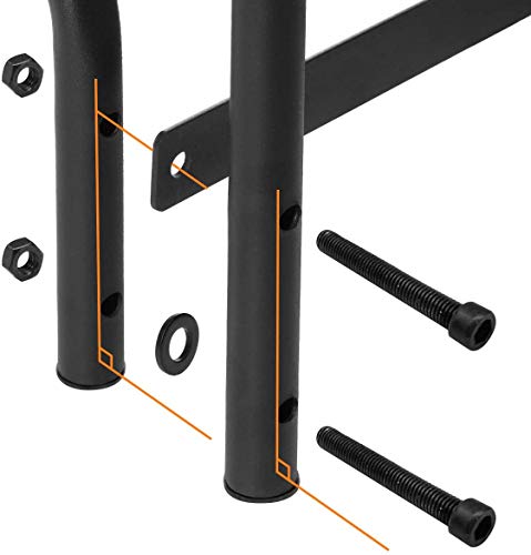 KINGSO 4ft Firewood Rack Outdoor Heavy Duty Fire Wood Rack Firewood Holder Storage Rack Easy Assemble Steel Tubular Log Rack for Patio Deck Storage Stand for Indoor Outdoor Fireplace Tools - Thumbnail 5