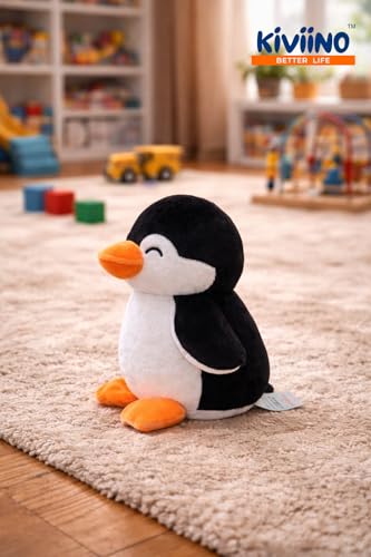 Image of Penguin Stuffed Plush Animal Toy| Ideal for Birthdays & Special Occasions for Girls /Boys, Baby Kids (19Cm)