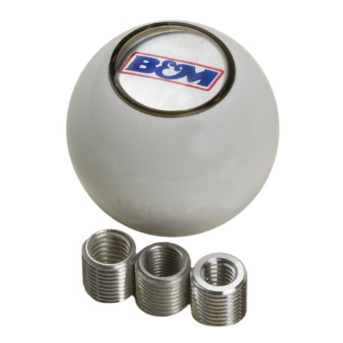 Price comparison product image B&M 46110 White Replacement Shifter Knob with SAE Threads