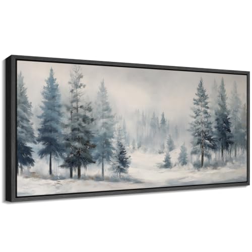 Image of MUDECOR Extra Large Framed Canvas Print Wall Art Pine Art for Living Room