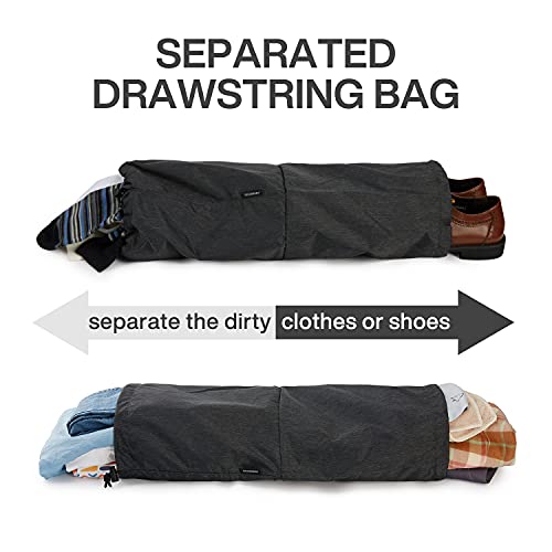 Image of Compression Packing Cubes for Suitcases, BAGSMART 6 Set Travel Organizer Cubes for Travel Essentials, Expandable Luggage Suitcase Organizer Bags Set, Lightweight Packing Organizers as Travel Accessories for Women / Men, Black, 4 PCS, 4 PCS