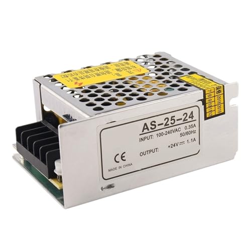 Alimentation 24 V CC AS-25-24 avec tension régulée de 1A pour stabiliser vos circuits 25W