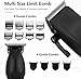 AMULISS Professional Hair Clippers and Zero Gapped Trimmer Kit for Men, Cordless Barber Clipper, Beard Trimmer Haircut Clippers Grooming Set，with Hair Dryer