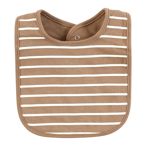 Image of Hudson Baby Unisex Baby Cotton Bibs, Brave Lion, One Size