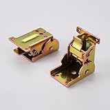 2 Pack 90 Degree self-Locking Folding Hinge Lock Steel Foldable Bracket Hidden Hinge for Extension Brackets of Table Legs Bed Legs and workbenches