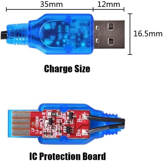 Miniatura 7 de 2 unids 3.7 V 300 mAh Li-po batería 702030 ph2.0 enchufe con cargador de 3.7 V para HS210 RC Drone algún tipo de Mini Nano RC Quadcopter